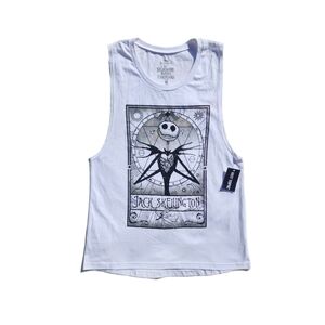 Hot Topic Jack Skellington Muscle Top